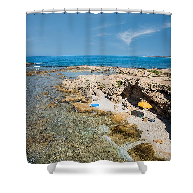 Tranquility Shower Curtain featuring the photograph Un Angolo Privato by Amateur Photographer, Still Learning...
