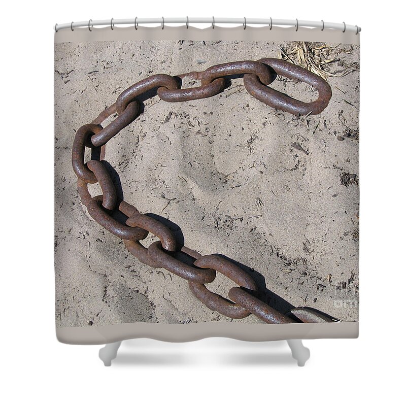 Chain Shower Curtain featuring the photograph Unchained by Ann Horn