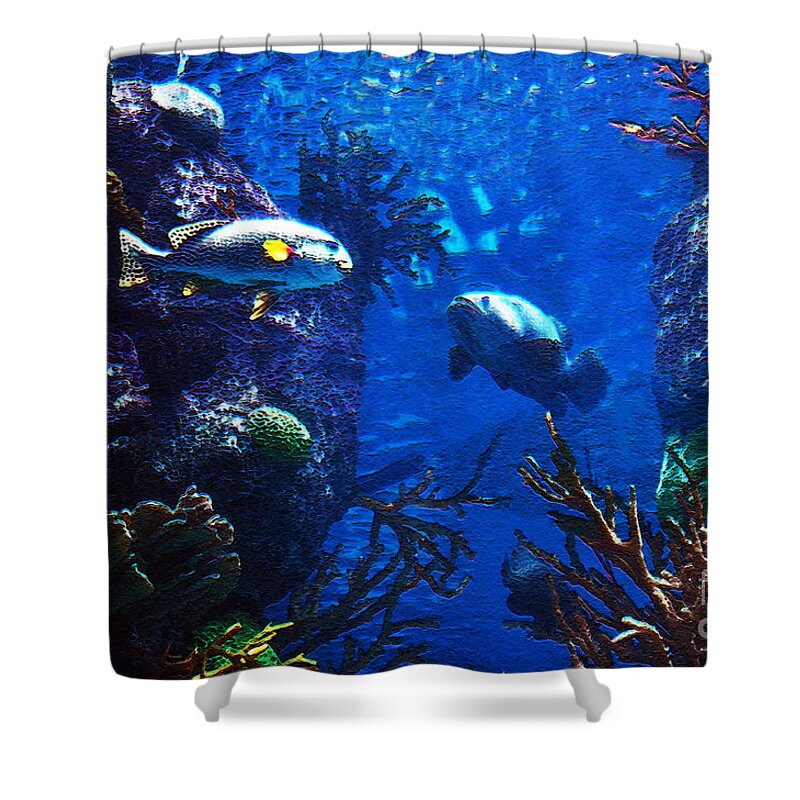 Under The Sea Shower Curtain featuring the photograph Under The Sea by Lydia Holly