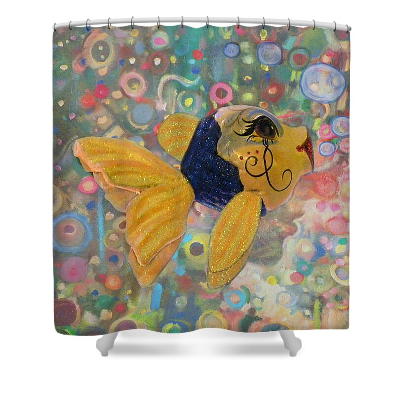 Fish Shower Curtain featuring the photograph Under The Sea Party by Sandi OReilly
