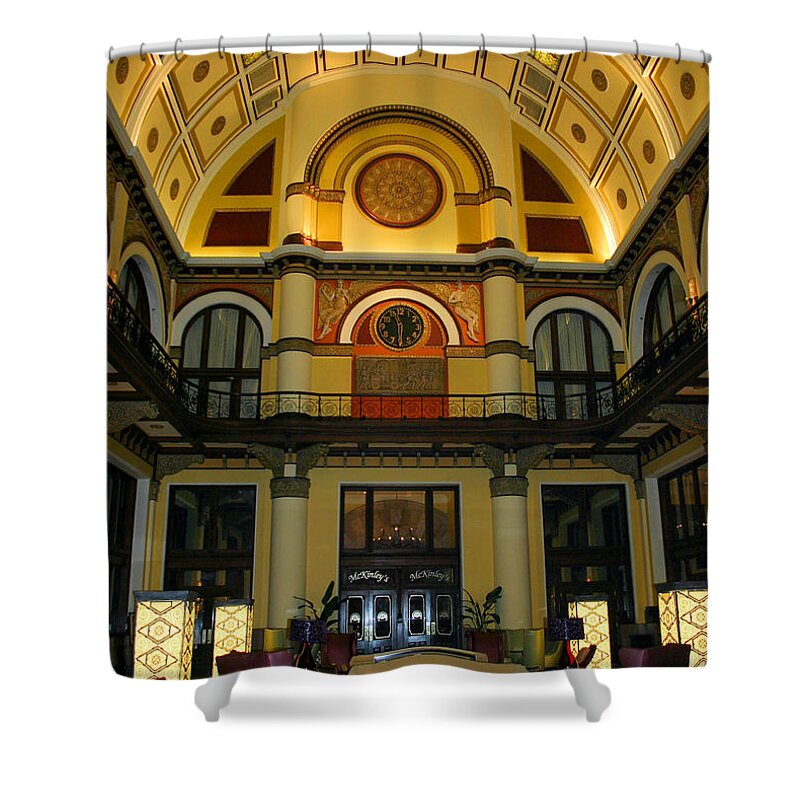 Union Station Lobby Shower Curtain featuring the photograph Union Station Lobby-Large Size by Kristin Elmquist