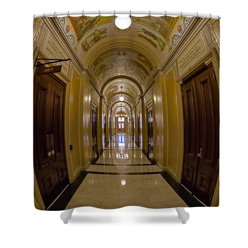 United States House Of Representatives Shower Curtain featuring the photograph United States House of Representatives by Susan Candelario