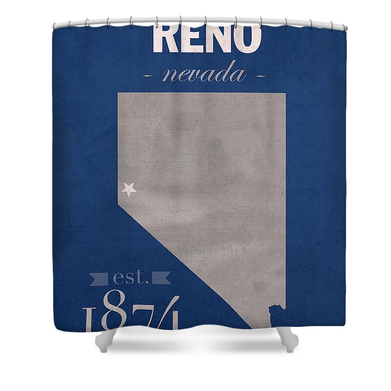 University Of Nevada - Reno Shower Curtains