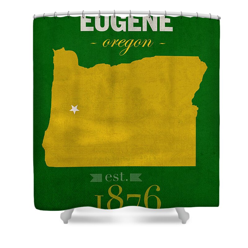 University Of Oregon Shower Curtains