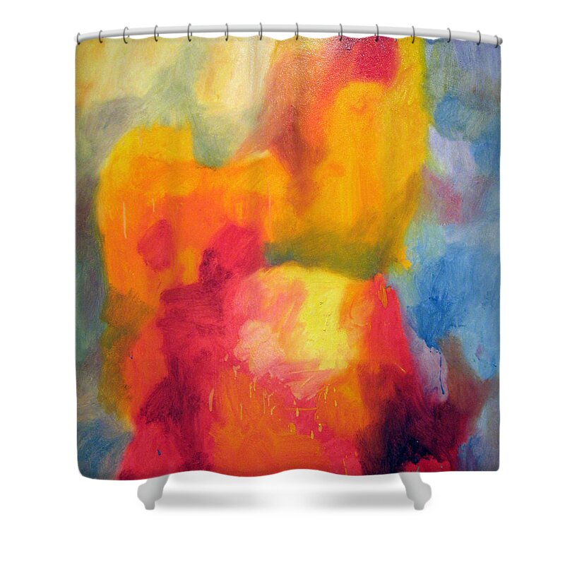 Impressionism Shower Curtain featuring the painting Untitled #12 by Steven Miller