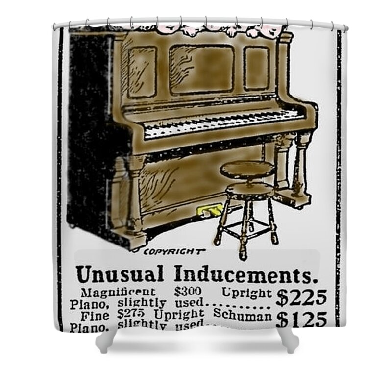 Richard Reeve Shower Curtain featuring the photograph Unusual Inducements by Richard Reeve