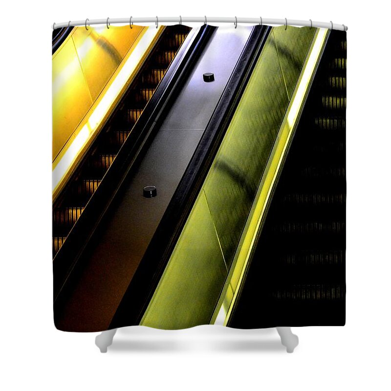 Newel Hunter Shower Curtain featuring the photograph Urban Abstract by Newel Hunter