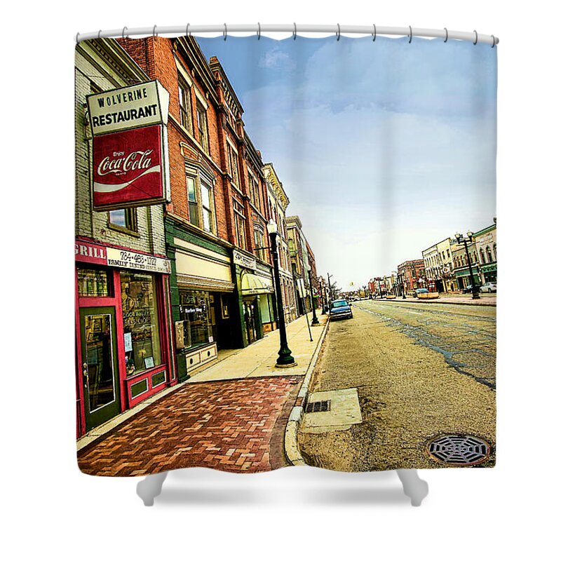 City Shower Curtain featuring the photograph Us 12 by Pat Cook