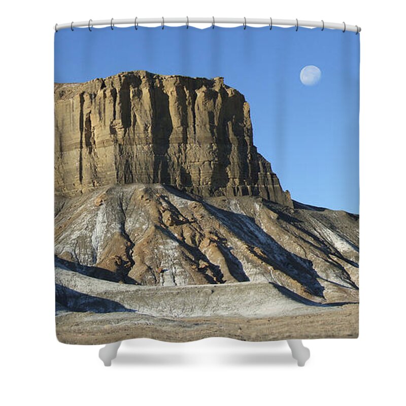 Desert Shower Curtain featuring the photograph Utah Outback 41 Panoramic by Mike McGlothlen