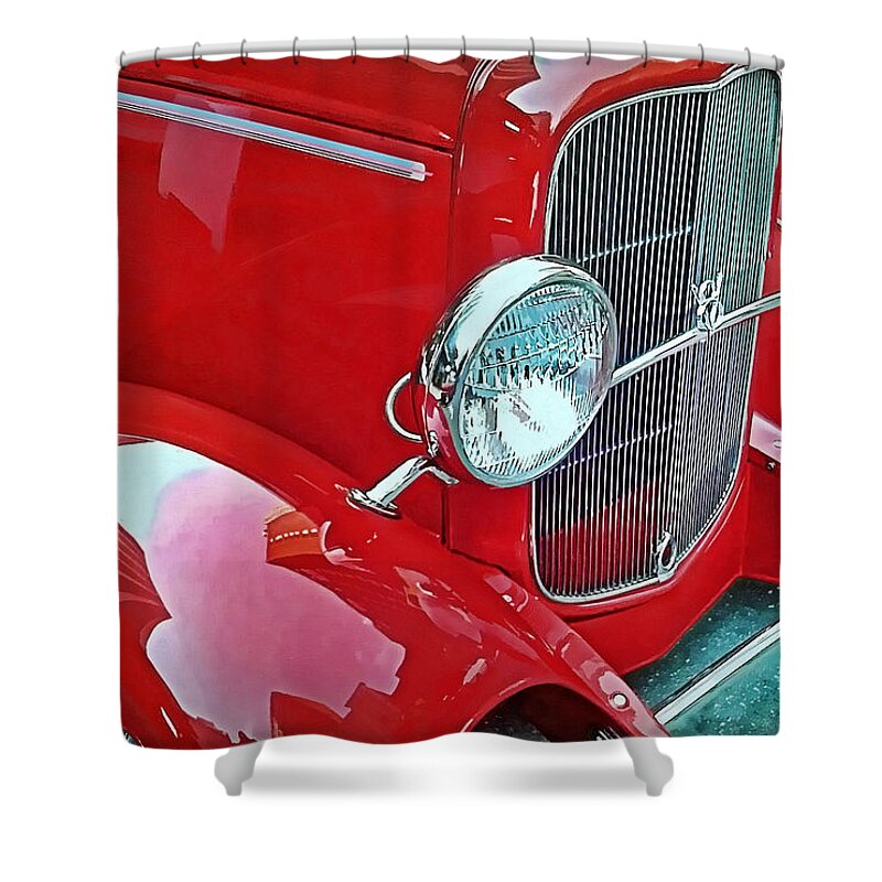 Victor Montgomery Shower Curtain featuring the photograph V8 by Vic Montgomery
