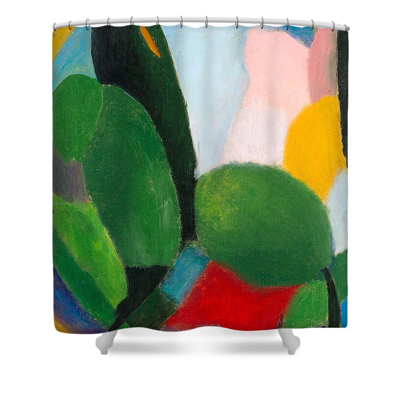 Russia Shower Curtain featuring the painting Variation by Celestial Images