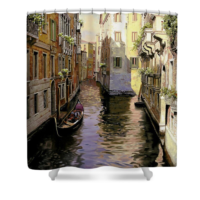 Venice Shower Curtain featuring the painting Venezia Chiara by Guido Borelli