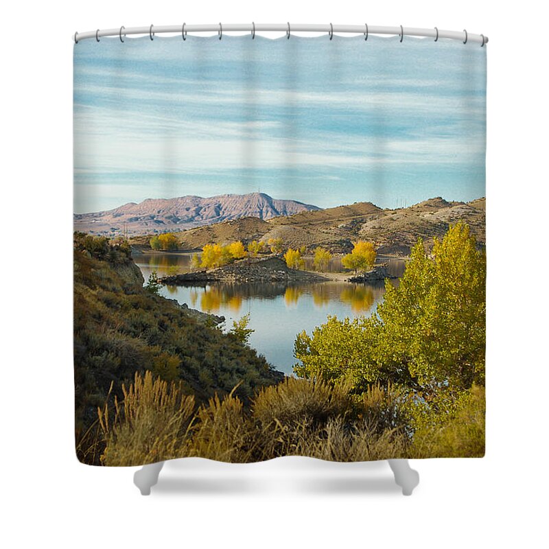 Dakota Shower Curtain featuring the photograph Vernal Morning by Greni Graph