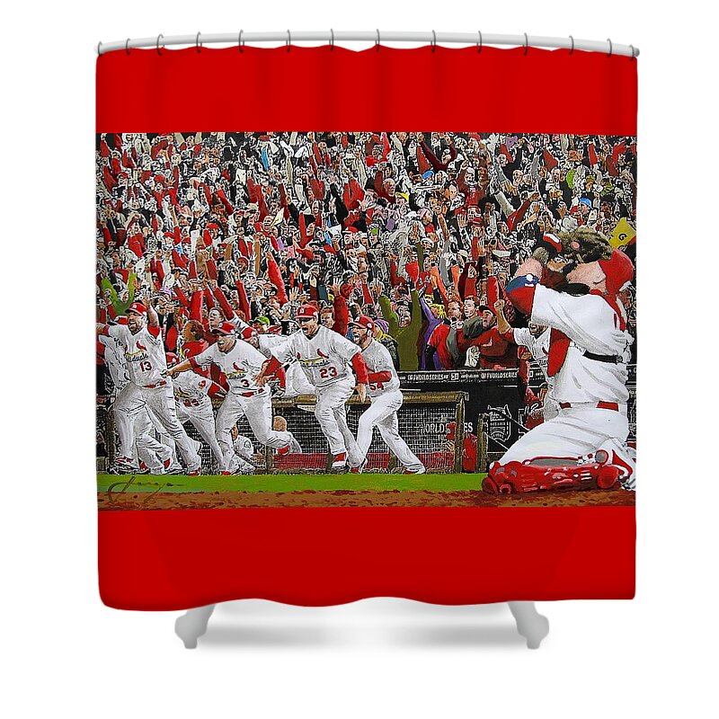 Baseball Hall Of Fame Shower Curtains