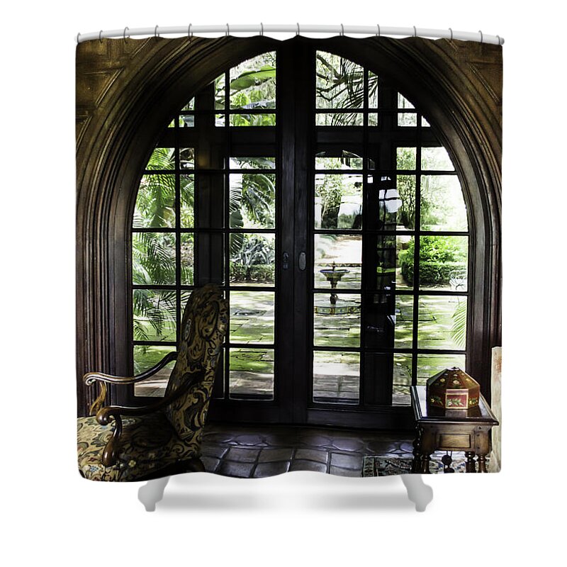 susan Molnar Shower Curtain featuring the photograph View To The Past by Susan Molnar