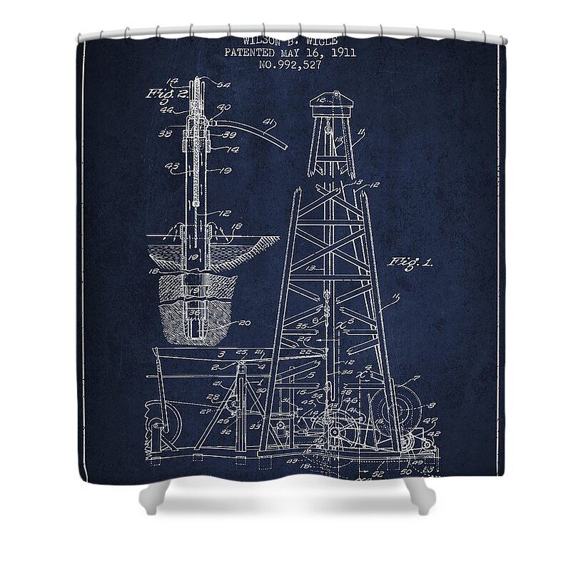 Oil Rig Shower Curtains