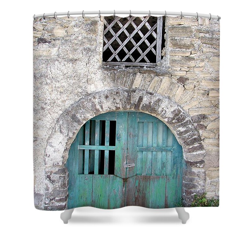 Wine Shower Curtain featuring the photograph Vintage Wine Cellar by Patrick Witz