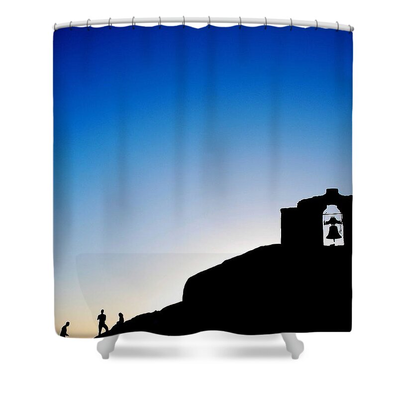 Church Shower Curtain featuring the photograph Waiting For The Sun II by Hannes Cmarits