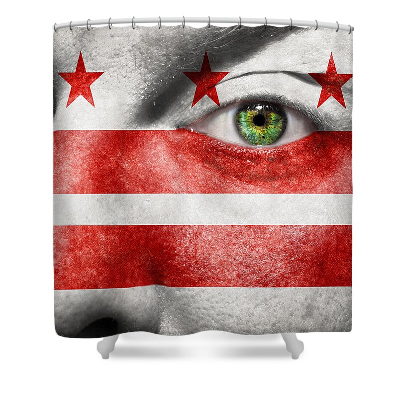 Art Shower Curtain featuring the photograph Washington DC by Semmick Photo