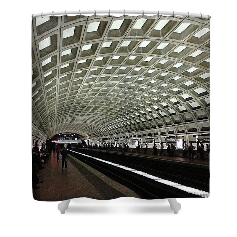 Washington Shower Curtain featuring the photograph Washington Metro by Richard Reeve
