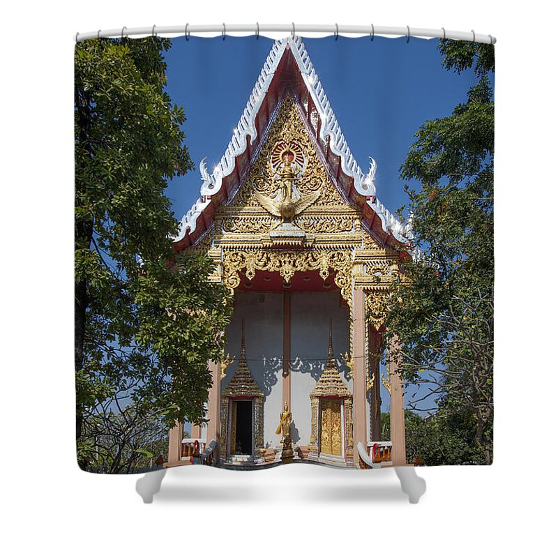Bangkok Shower Curtain featuring the photograph Wat Laksi Ubosot DTHB1426 by Gerry Gantt