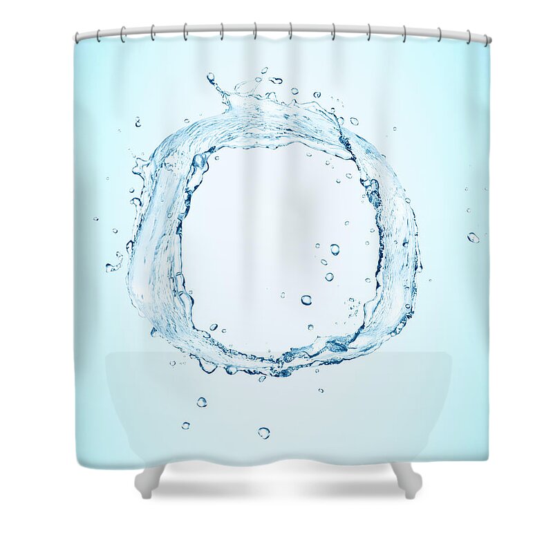 Purity Shower Curtain featuring the photograph Water Circle by Chris Stein