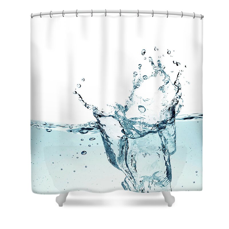 Spray Shower Curtain featuring the photograph Water Splash by Tsuji