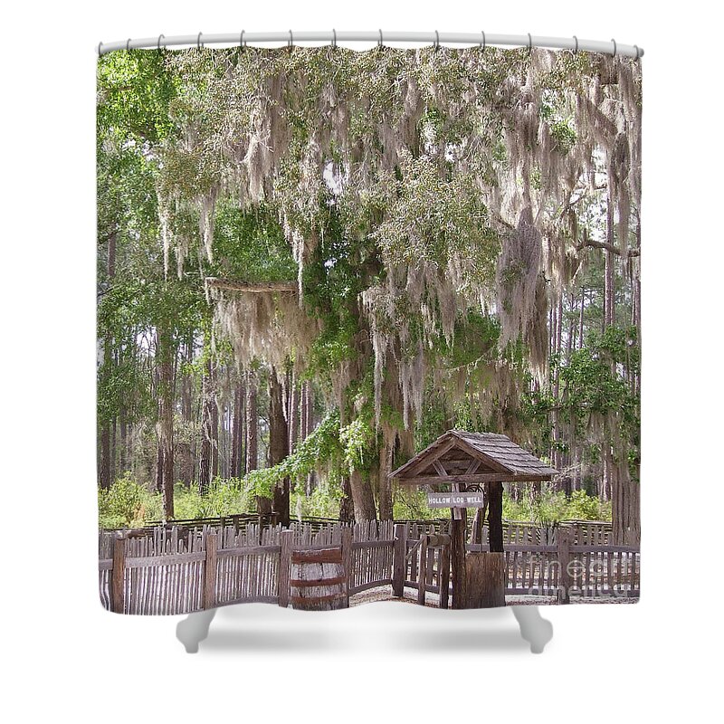 Well Shower Curtain featuring the photograph Water well by Andrea Anderegg