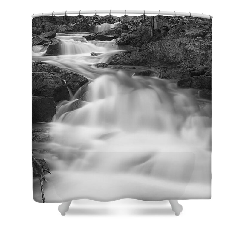 Waterfalls Shower Curtain featuring the photograph Waterfalls by Eunice Gibb