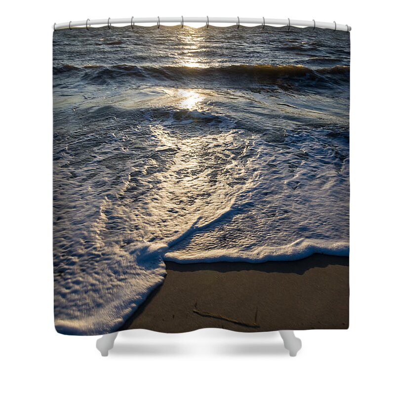 New Jersey Shower Curtain featuring the photograph Water's Edge by Kristopher Schoenleber