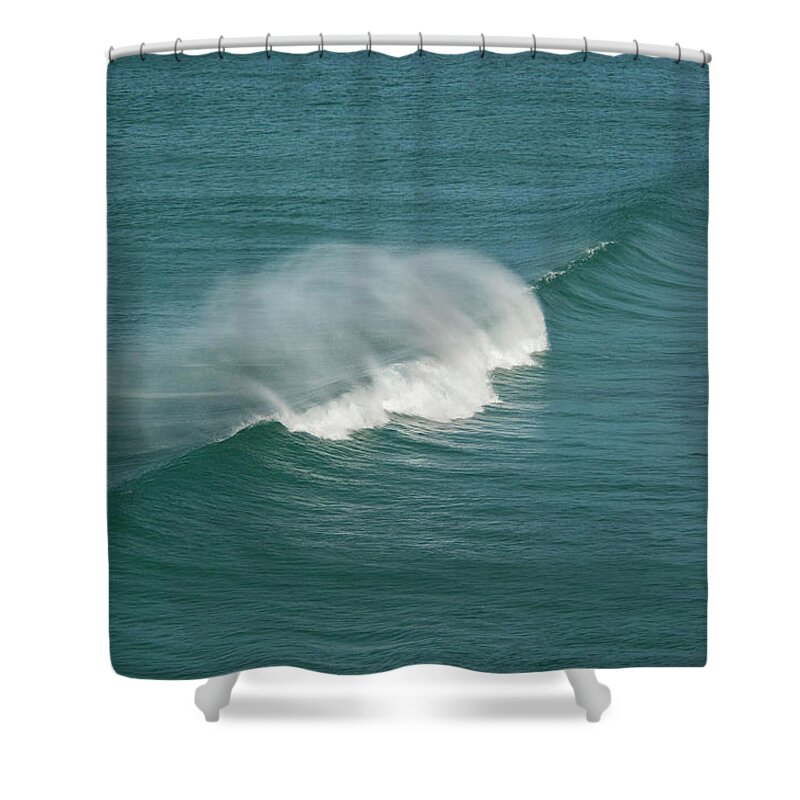 Wind Shower Curtain featuring the photograph Wave by Jill Ferry Photography