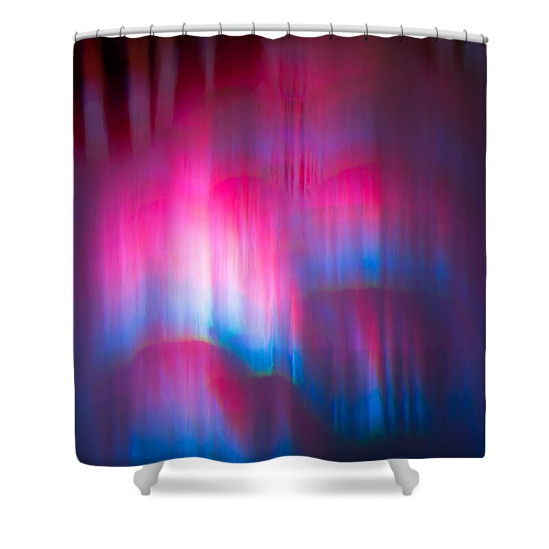 Abstract Shower Curtain featuring the photograph Waves Of Light by Christie Kowalski
