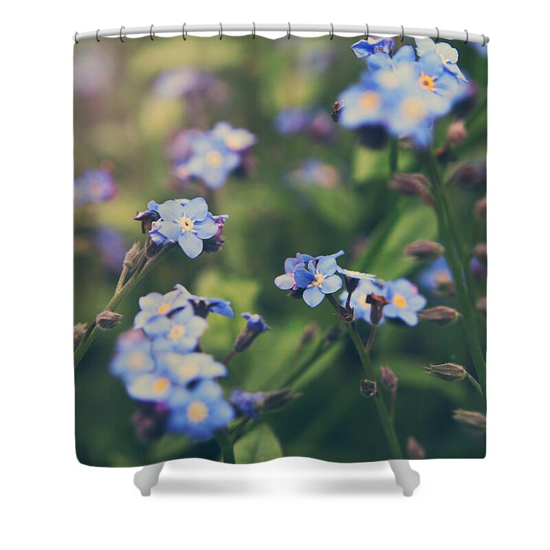 Quarryhill Botanical Garden Shower Curtain featuring the photograph We Lay With the Flowers by Laurie Search