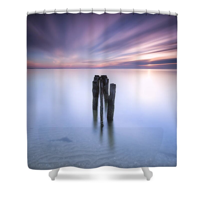 New Year Shower Curtain featuring the photograph Welcome 2014 by Edward Kreis