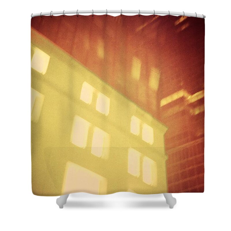 Building Shower Curtain featuring the photograph Welcome Home by Carol Whaley Addassi