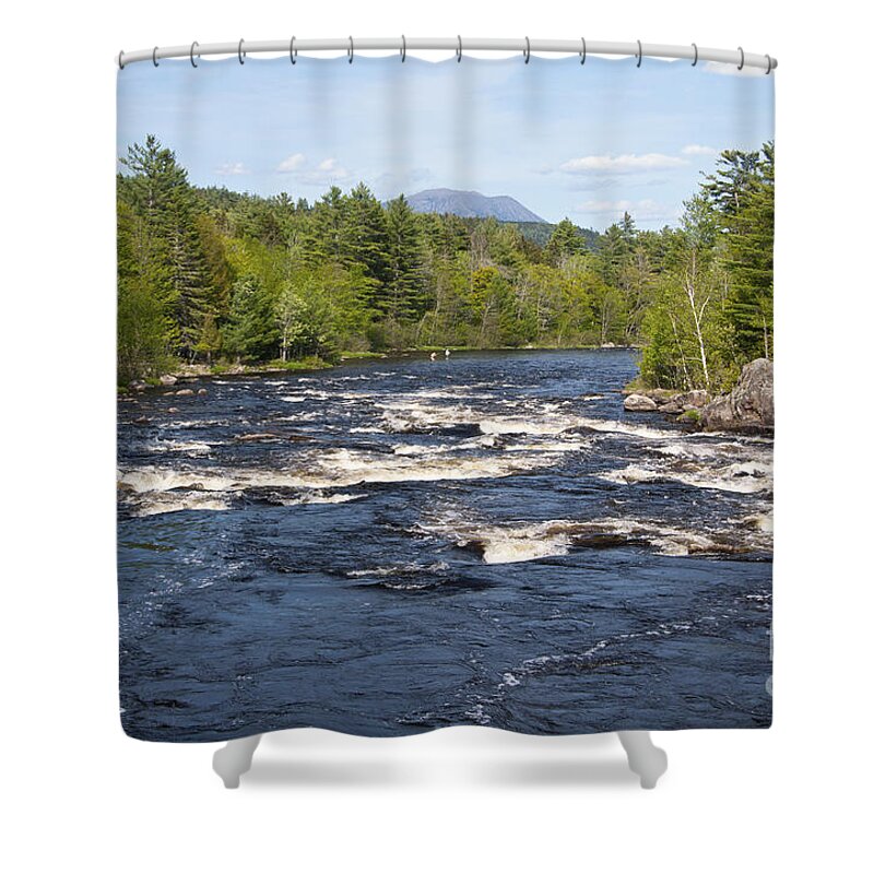 West Penobscot Shower Curtain featuring the photograph West Penobscot River Maine by Glenn Gordon