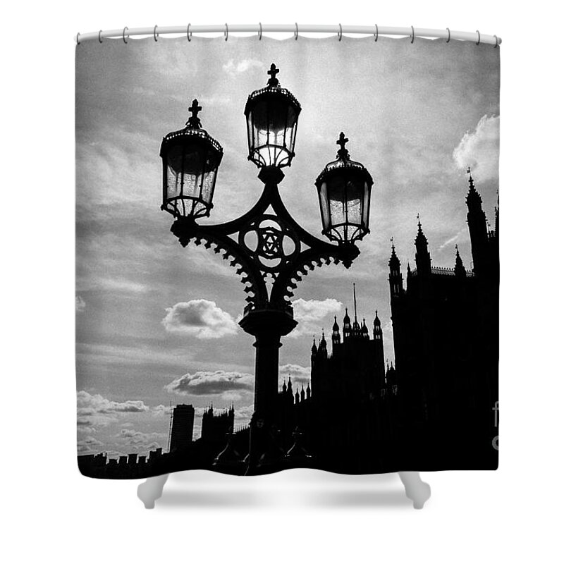 London Shower Curtain featuring the photograph Westminster Silhouette by Matt Malloy