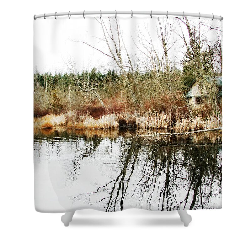 Landscape Shower Curtain featuring the photograph Where Gnomes Dwell by Rory Siegel