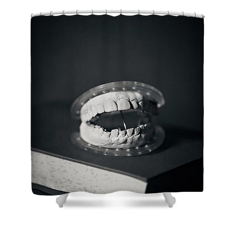 Shower Curtain featuring the photograph Whose Teeth Are These? by Trish Mistric