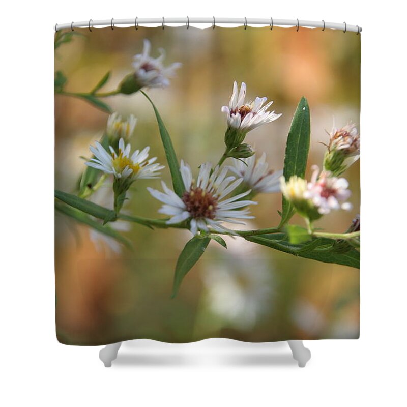 Wild Flower Shower Curtain featuring the photograph Wildflowers by Valerie Collins