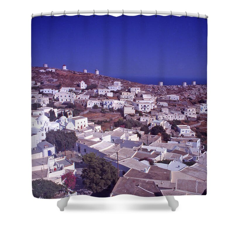 Amorgos Shower Curtains