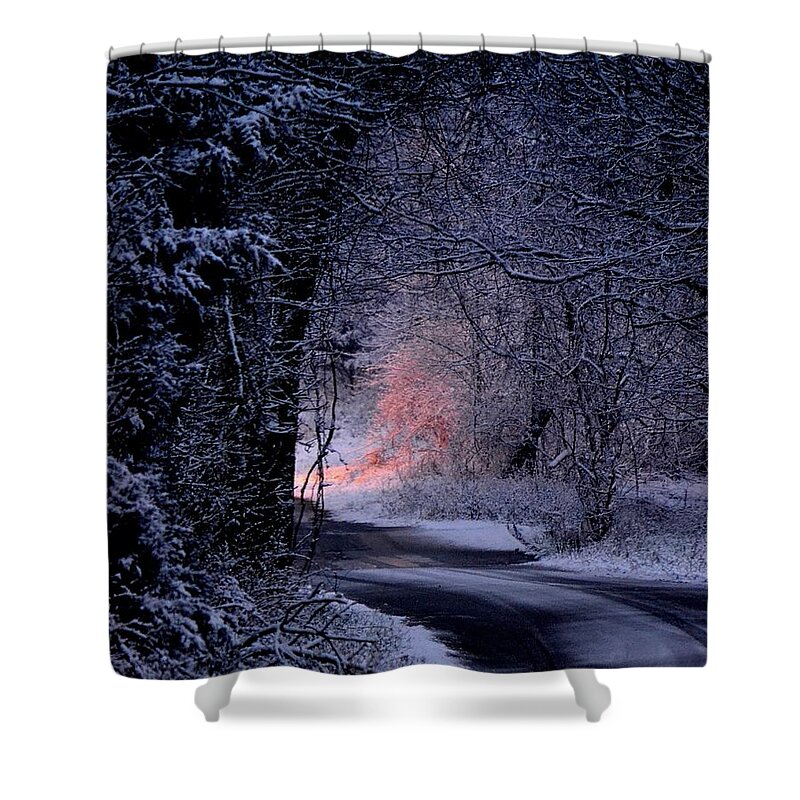 Christmas Shower Curtain featuring the photograph Winter Wonderland by Deena Stoddard