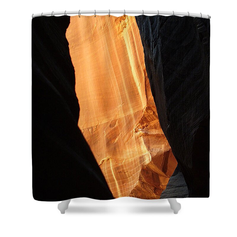 Landscape Shower Curtain featuring the photograph Wire Pass - Buckskin Wash 10 by JustJeffAz Photography