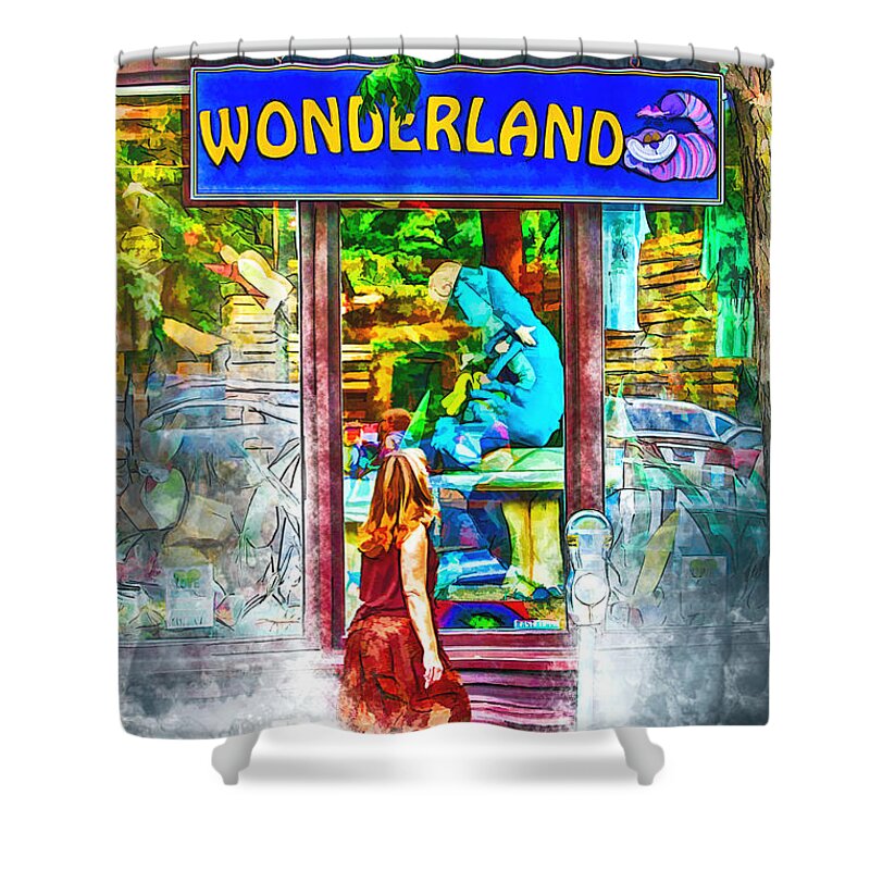 Asheville Shower Curtain featuring the photograph Wonderland by John Haldane