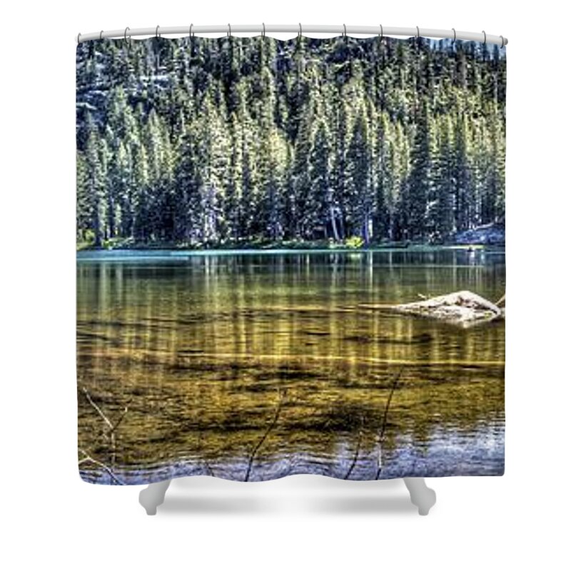 Lake Shower Curtain featuring the photograph Woods Lake 3 by SC Heffner