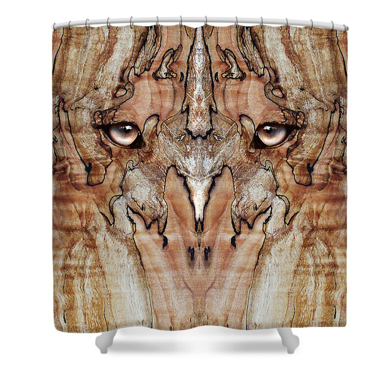 Wood Shower Curtain featuring the photograph Woody #25 by Rick Mosher