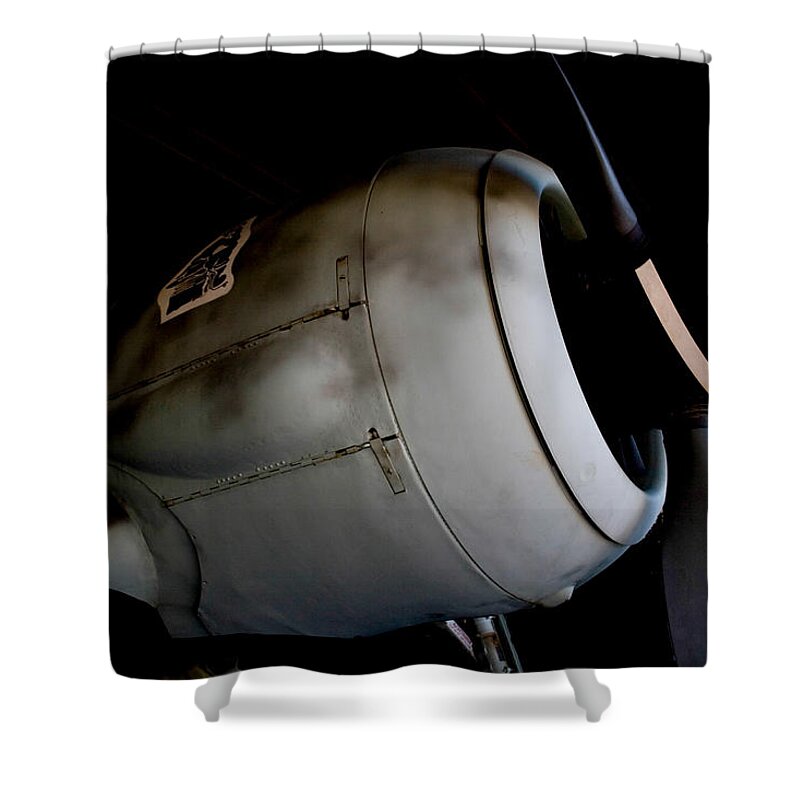 Focke-wulf Fw 190 Wrger Shower Curtain featuring the photograph Wulf by Paul Job