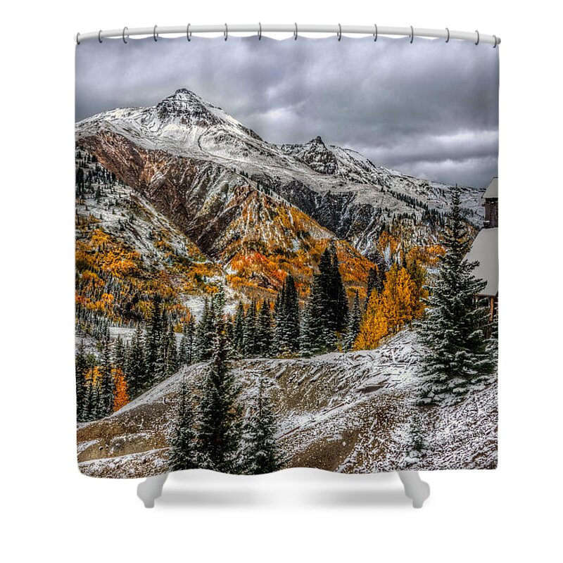 Colorado Shower Curtain featuring the photograph Yankee Girl Mine by Ken Smith