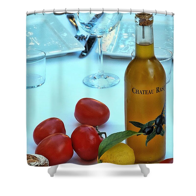 Italy Shower Curtain featuring the photograph Your Table is Ready by Allen Beatty