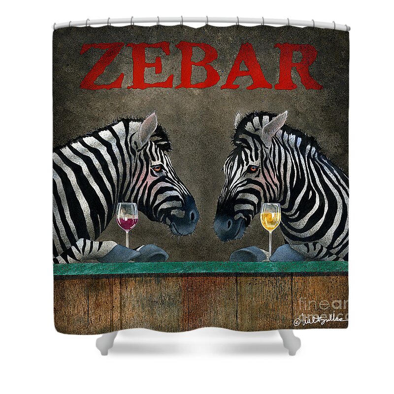 Zebra Shower Curtains
